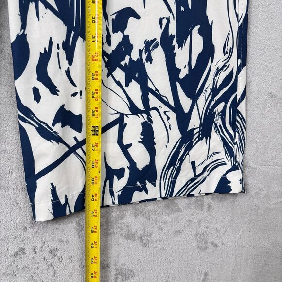 Lululemon Swift Mid-Rise Wide Leg Pant Sz 12 Whimsical Meld Wp Bone Mineral Blue - Picture 6 of 15